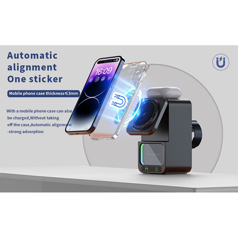 Bluetooth Speaker 5-in-1 Wireless Charger